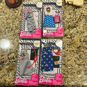 Barbie Wonder Woman outfits set of 4